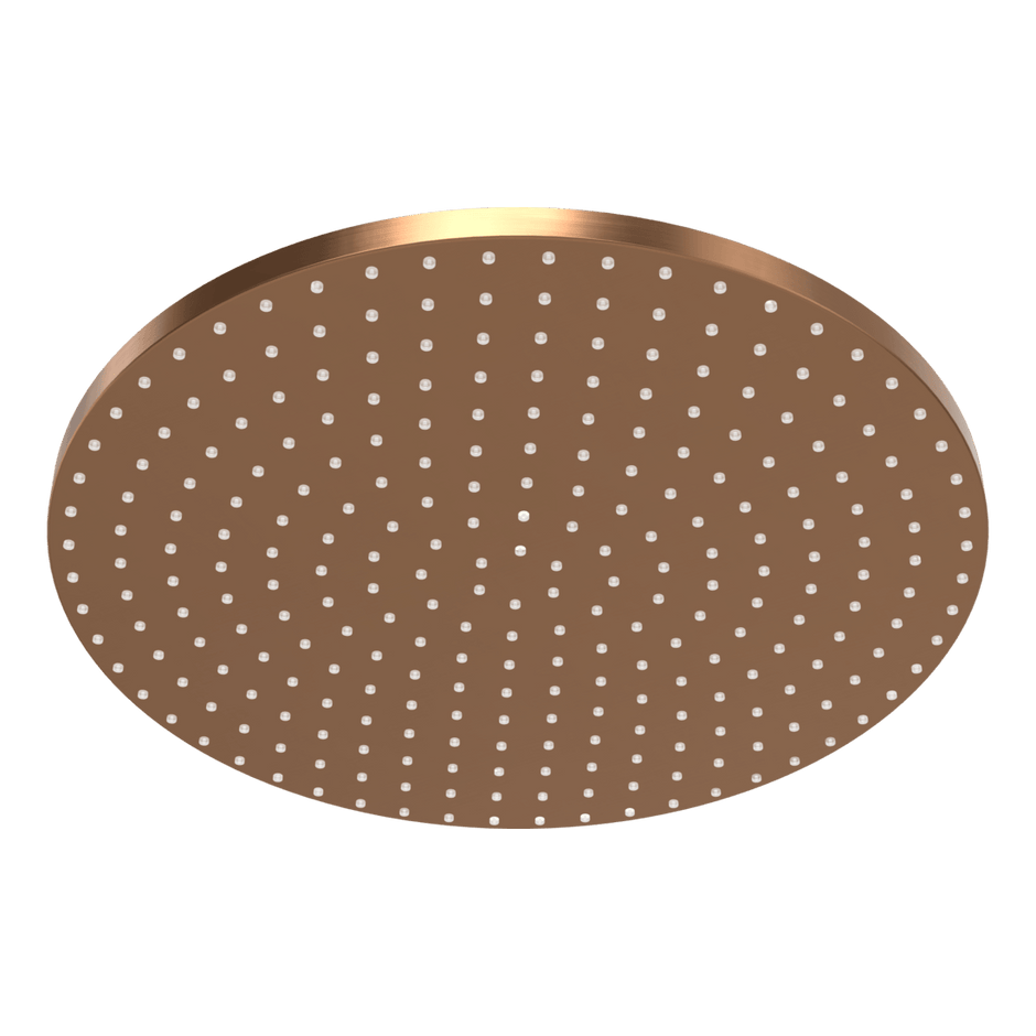 Wellness 250mm Showerhead in Brushed Amber Bronze