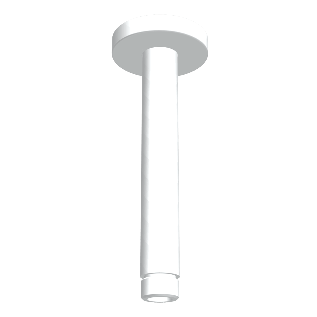 Wellness 150mm Vertical Dropper in Matt White