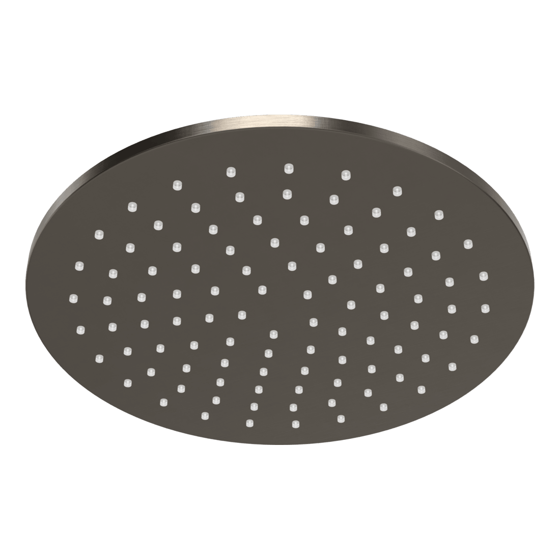 Wellness 250mm Showerhead in Brushed Black Chrome