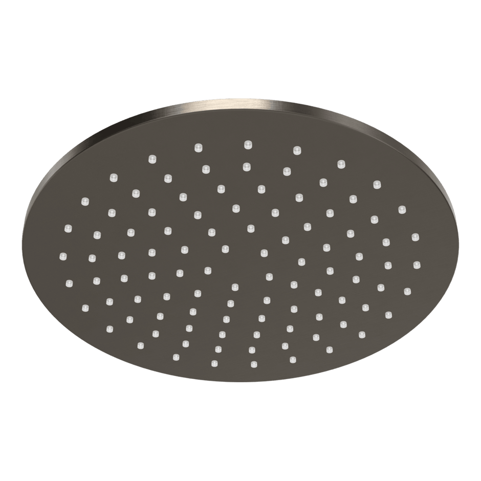 Wellness 250mm Showerhead in Brushed Black Chrome