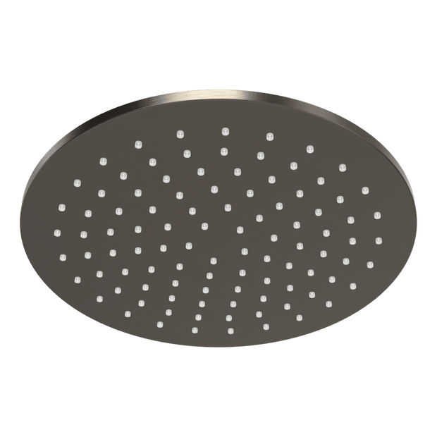 Wellness 250mm Showerhead in Brushed Black Chrome