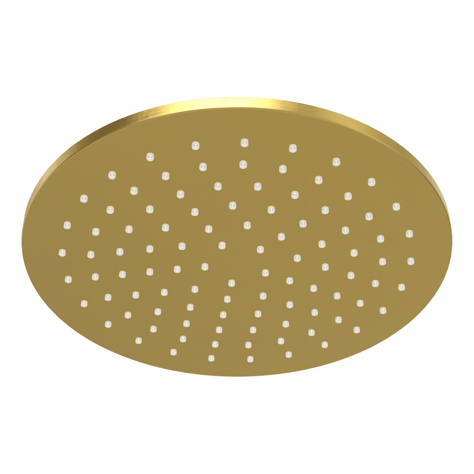 Wellness 250mm Showerhead in Brushed Gold