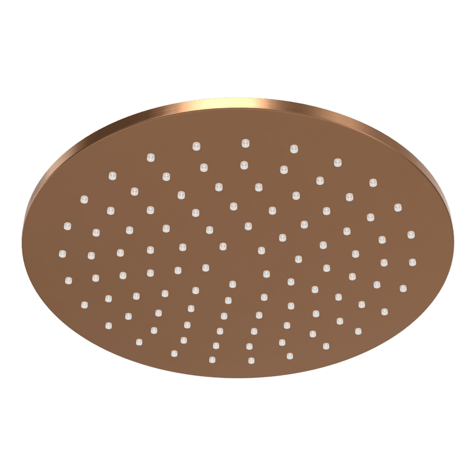 Wellness 250mm Showerhead in Brushed Amber Bronze