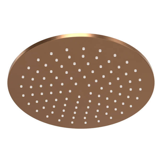 Wellness 250mm Showerhead in Brushed Amber Bronze