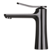 Flo Basin Mixer in Black Chrome