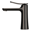 Flo Basin Mixer in Brushed Black Chrome