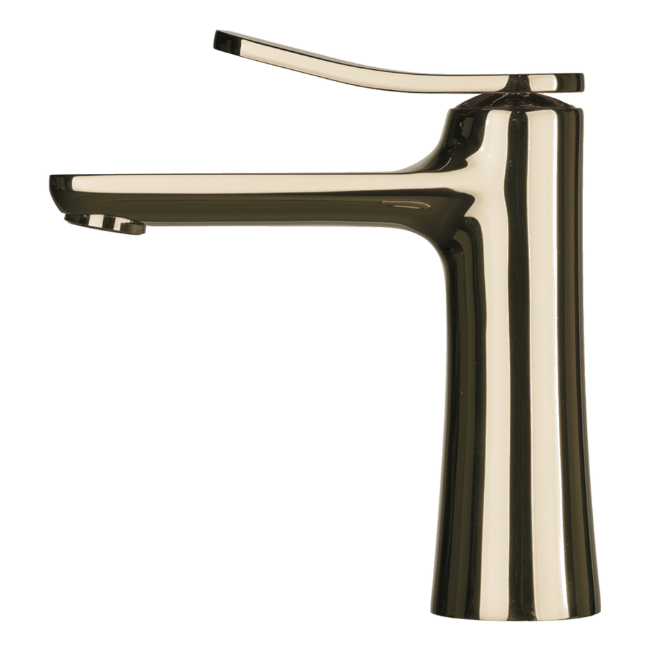 Flo Basin Mixer in Champagne