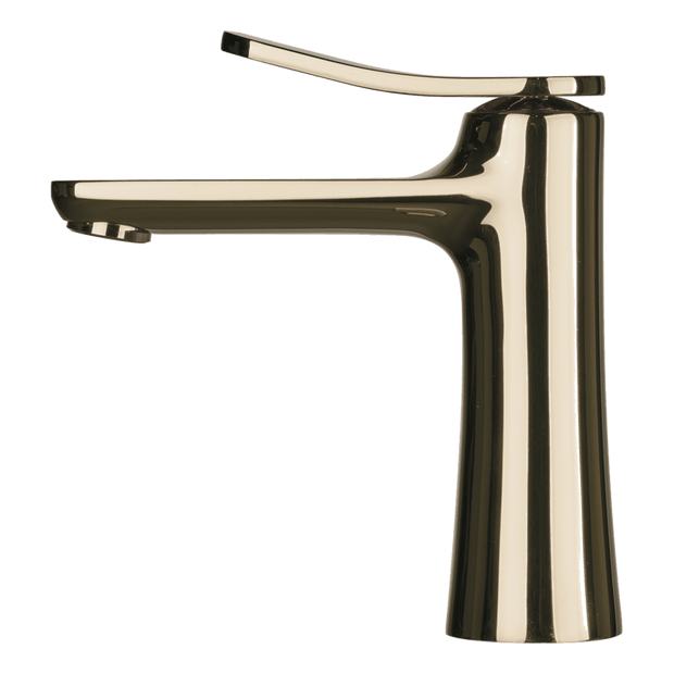 Flo Basin Mixer in Champagne