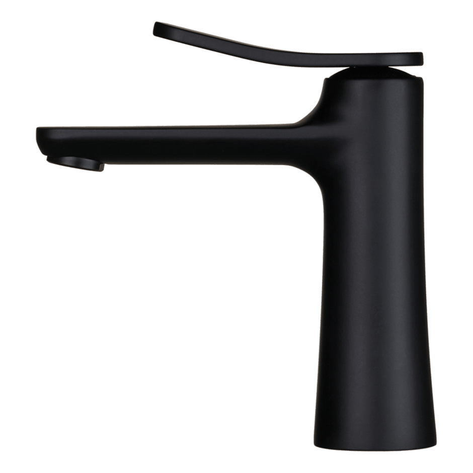 Flo Basin Mixer in Matt Black