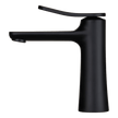Flo Basin Mixer in Matt Black