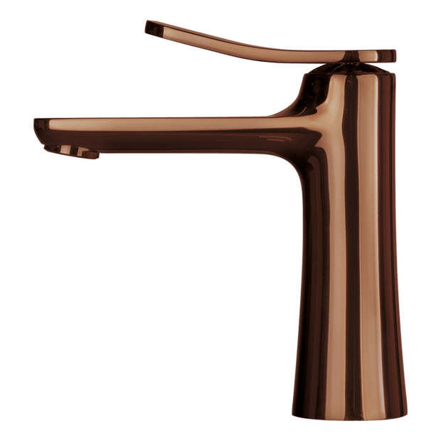 Flo Basin Mixer in Amber Bronze