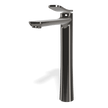 Flo High Basin Mixer in Black Chrome