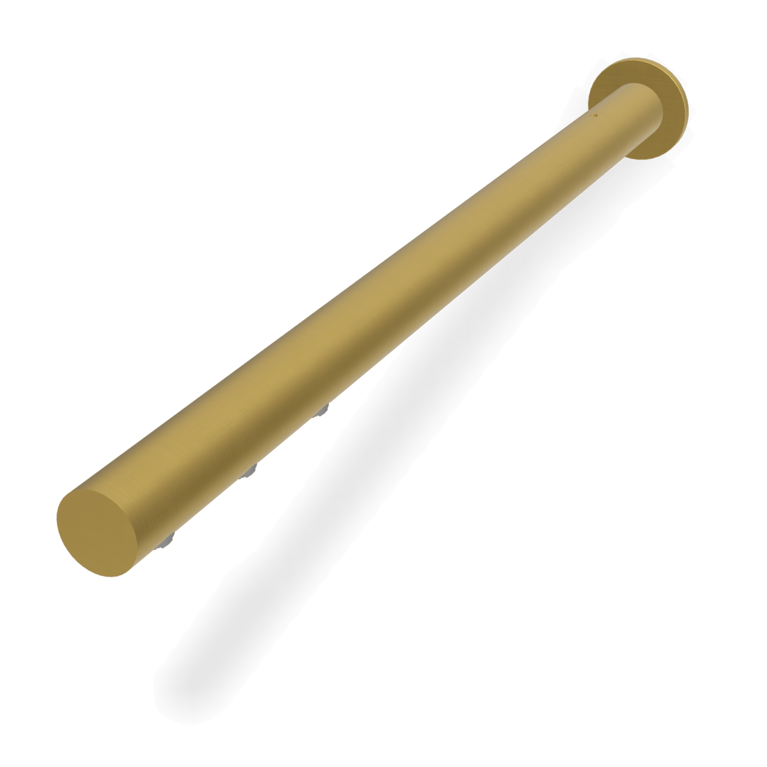 Wellness Still Showerhead in Brushed Gold