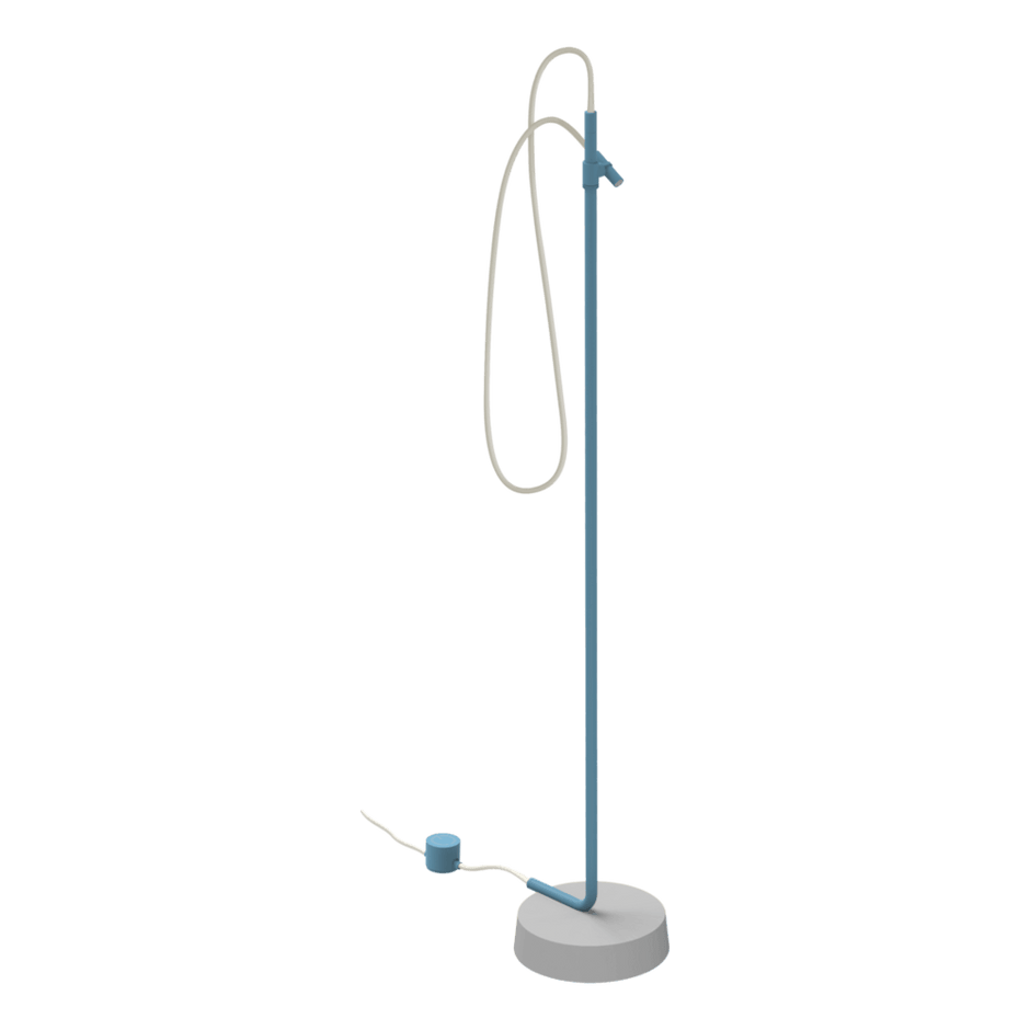 Outdoor Ingiro 316 Freestanding Adjustable Shower in Indigo Blue