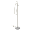 Outdoor Ingiro 316 Freestanding Adjustable Shower in Glossy Ivory White
