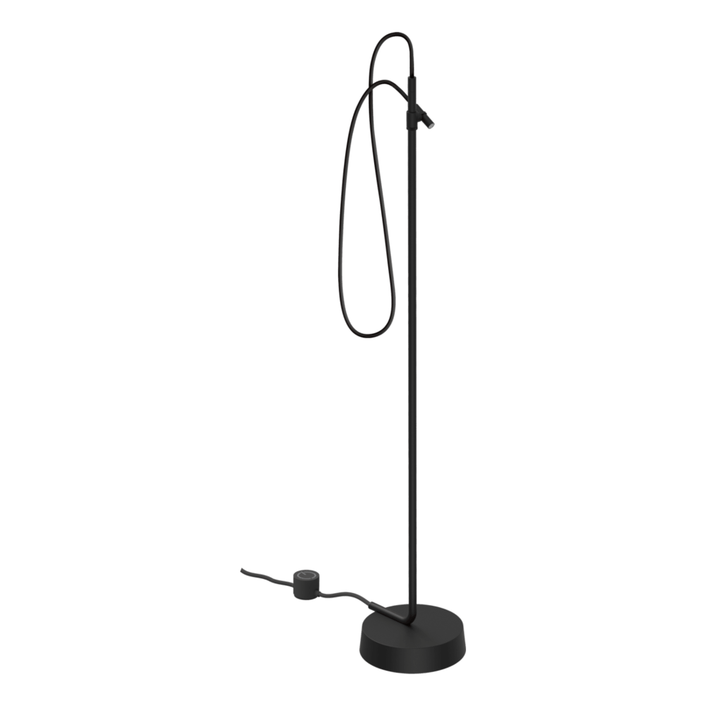 Outdoor Ingiro 316 Freestanding Adjustable Shower in Matt Black