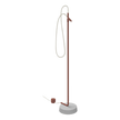Outdoor Ingiro 316 Freestanding Adjustable Shower in Burgundy Red