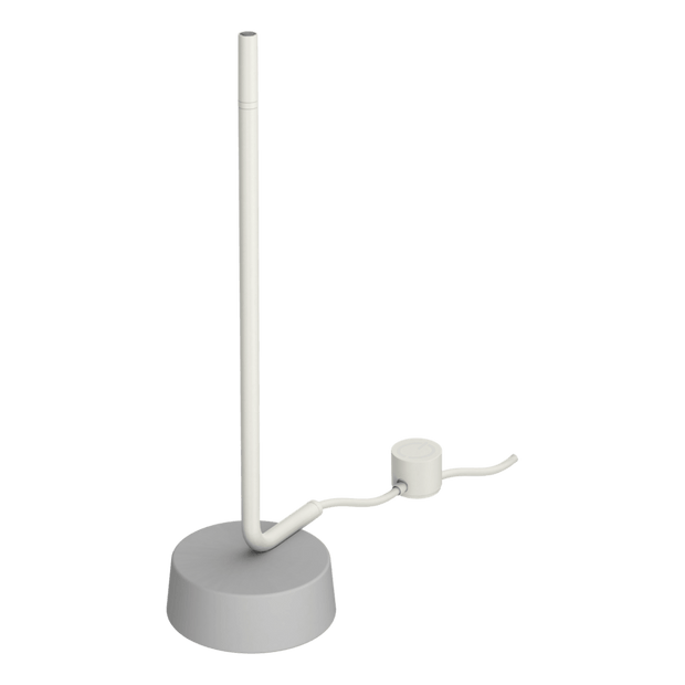 Outdoor Ingiro 316 Freestanding Fixed Shower in Glossy Ivory White