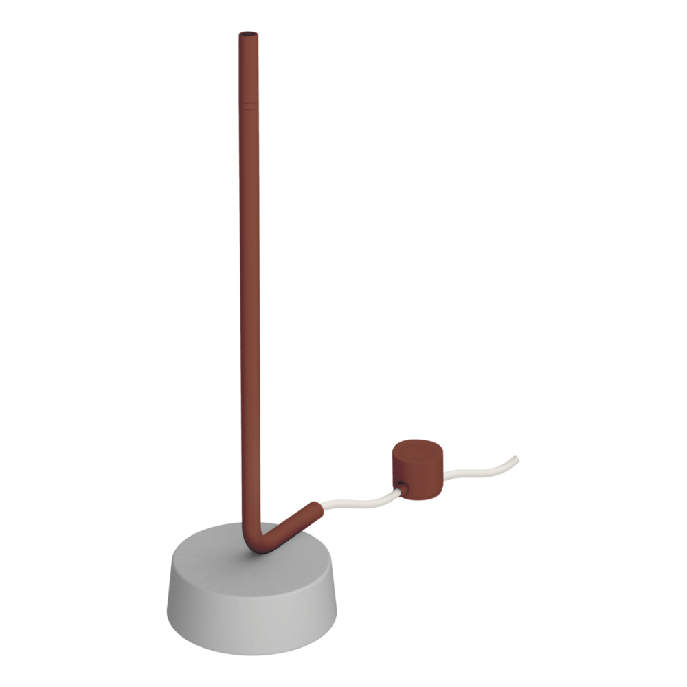Outdoor Ingiro 316 Freestanding Fixed Shower in Burgundy Red