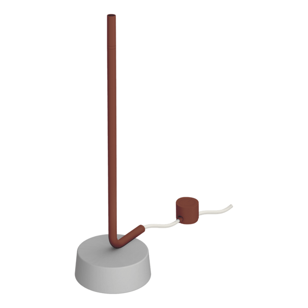 Outdoor Ingiro 316 Freestanding Fixed Shower in Burgundy Red