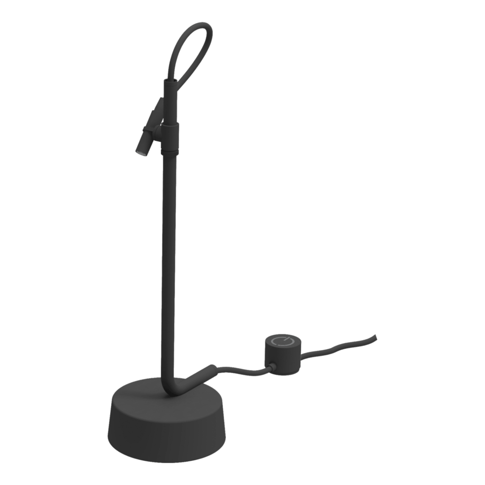 Outdoor Ingiro 316 Freestanding Adjustable Shower in Matt Black