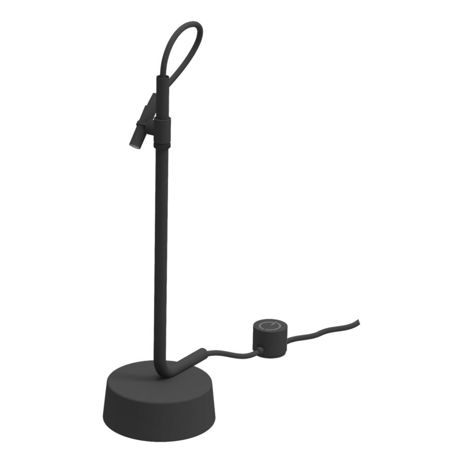 Outdoor Ingiro 316 Freestanding Adjustable Shower in Matt Black