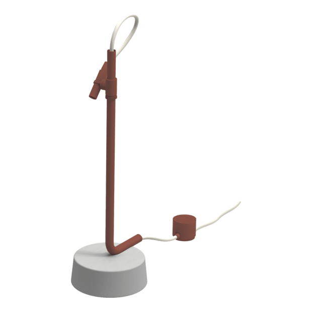 Outdoor Ingiro 316 Freestanding Adjustable Shower in Burgundy Red