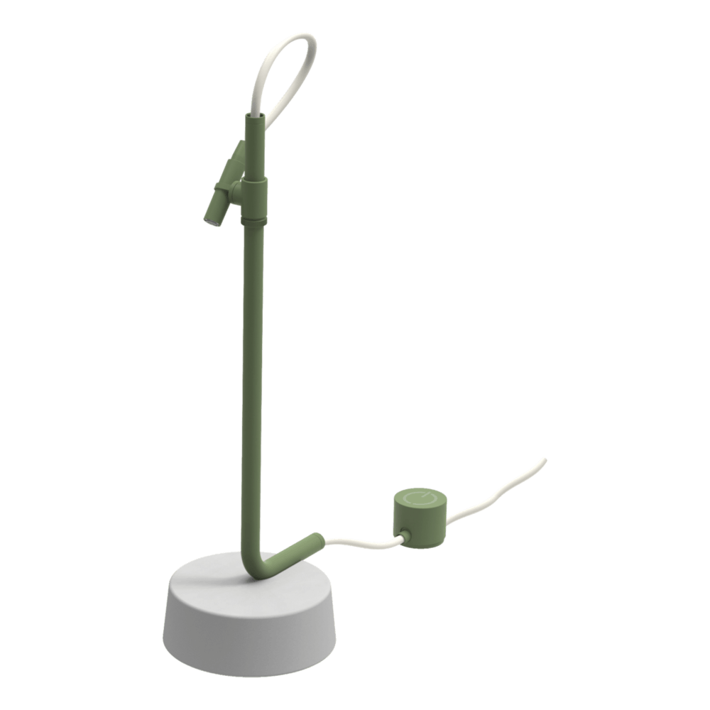 Outdoor Ingiro 316 Freestanding Adjustable Shower in Glossy Agave Green