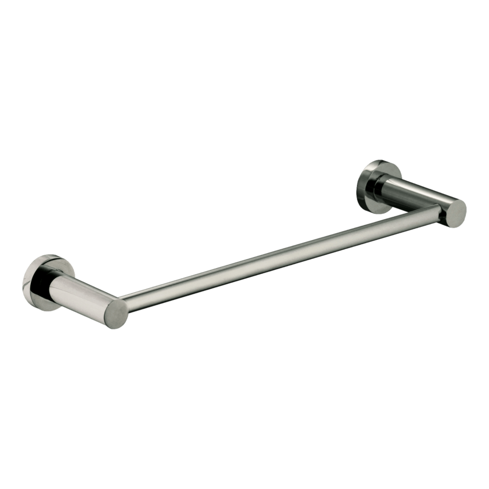 Rotola 30cm Towel Rail in Black Chrome