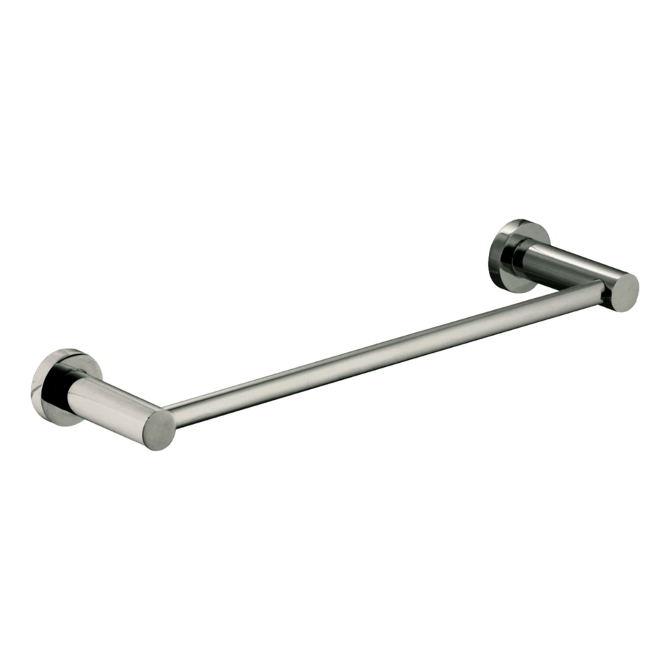 Rotola 30cm Towel Rail in Black Chrome