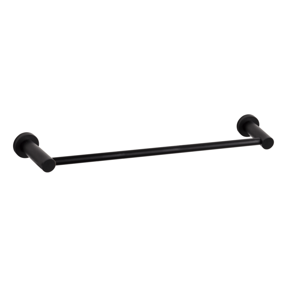 Rotola 60cm Towel Rail in Matt Black