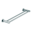 Rotola 60cm Double Towel Rail in Chrome