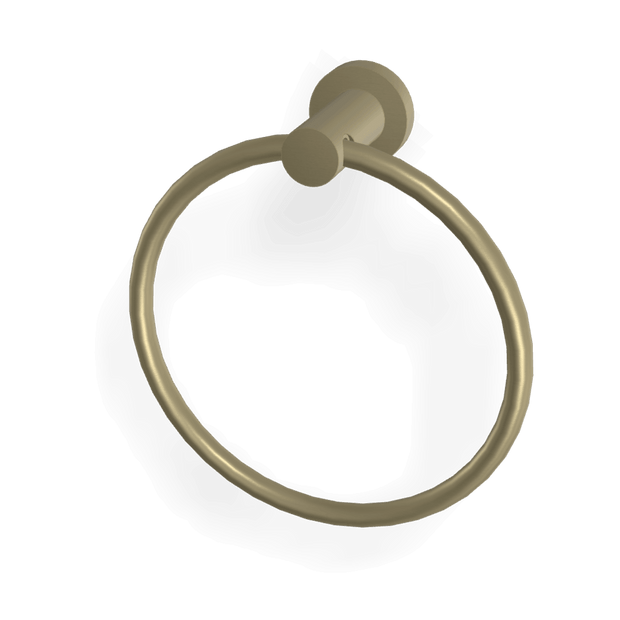 Rotola Towel Ring in Brushed Champagne