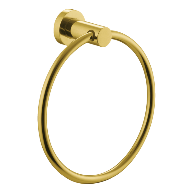Rotola Towel Ring in Gold