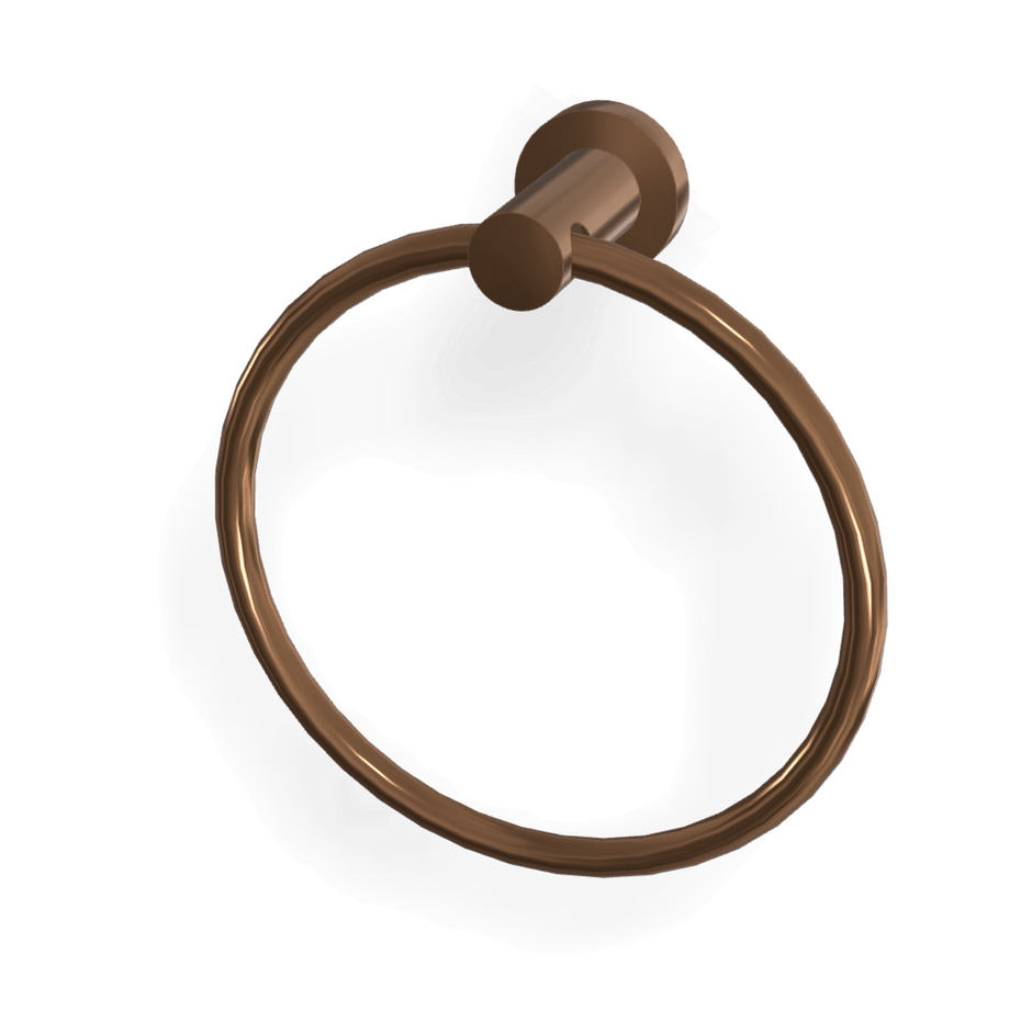 Rotola Towel Ring in Amber Bronze