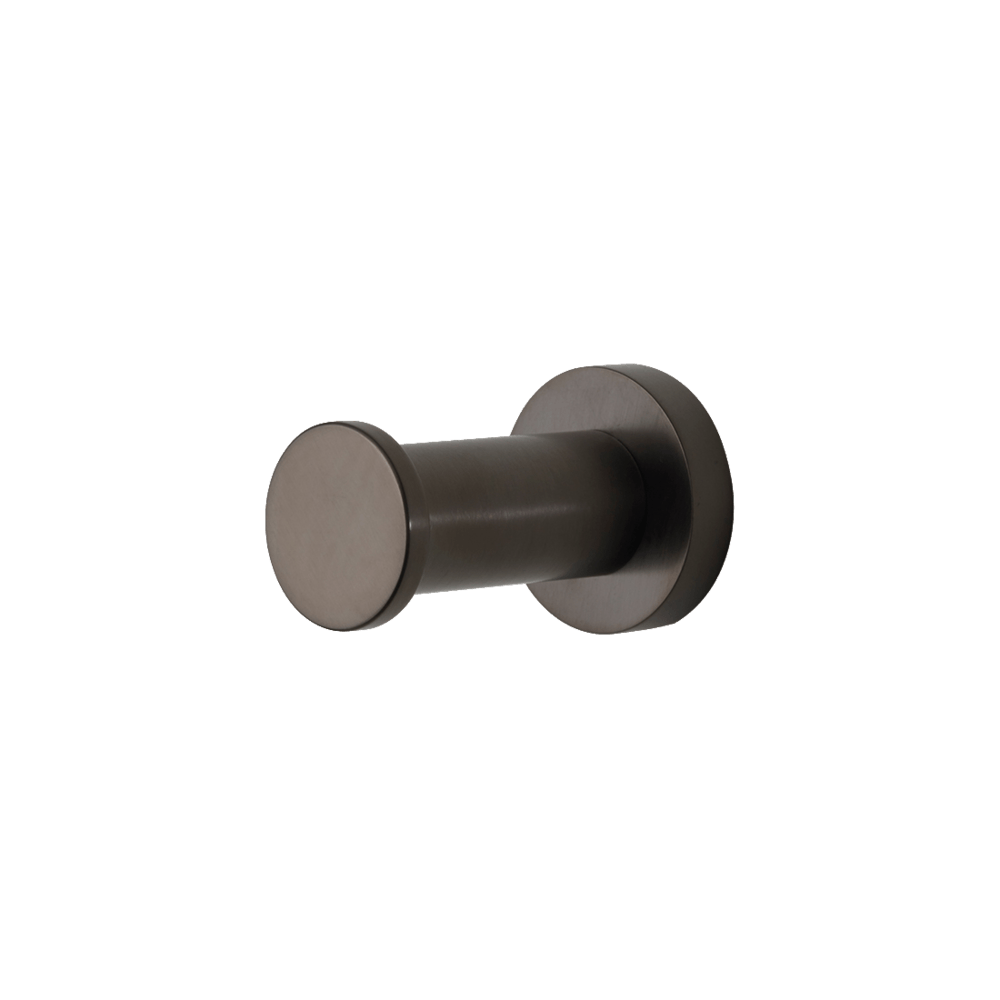 Rotola Robe Hook in Brushed Black Chrome