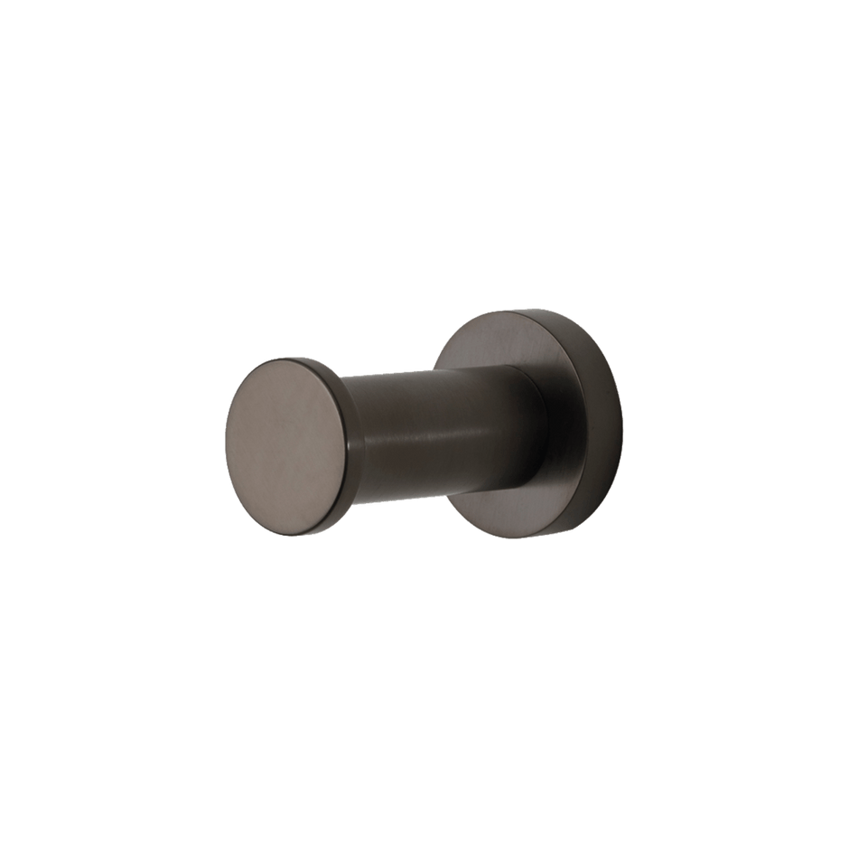Rotola Robe Hook in Brushed Black Chrome