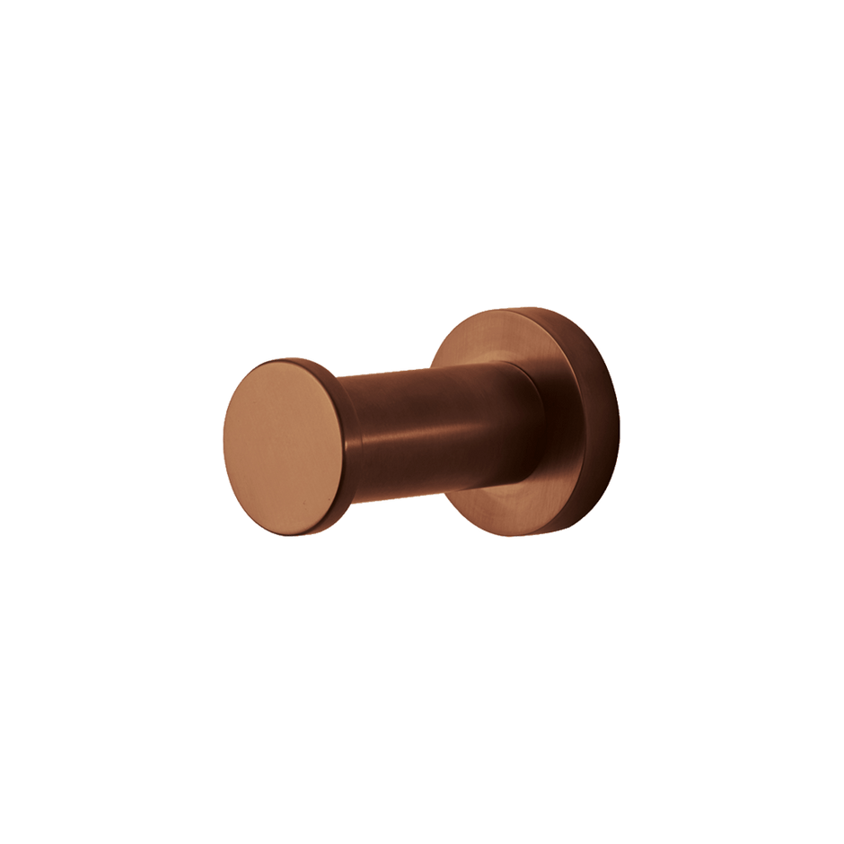 Rotola Robe Hook in Brushed Amber Bronze