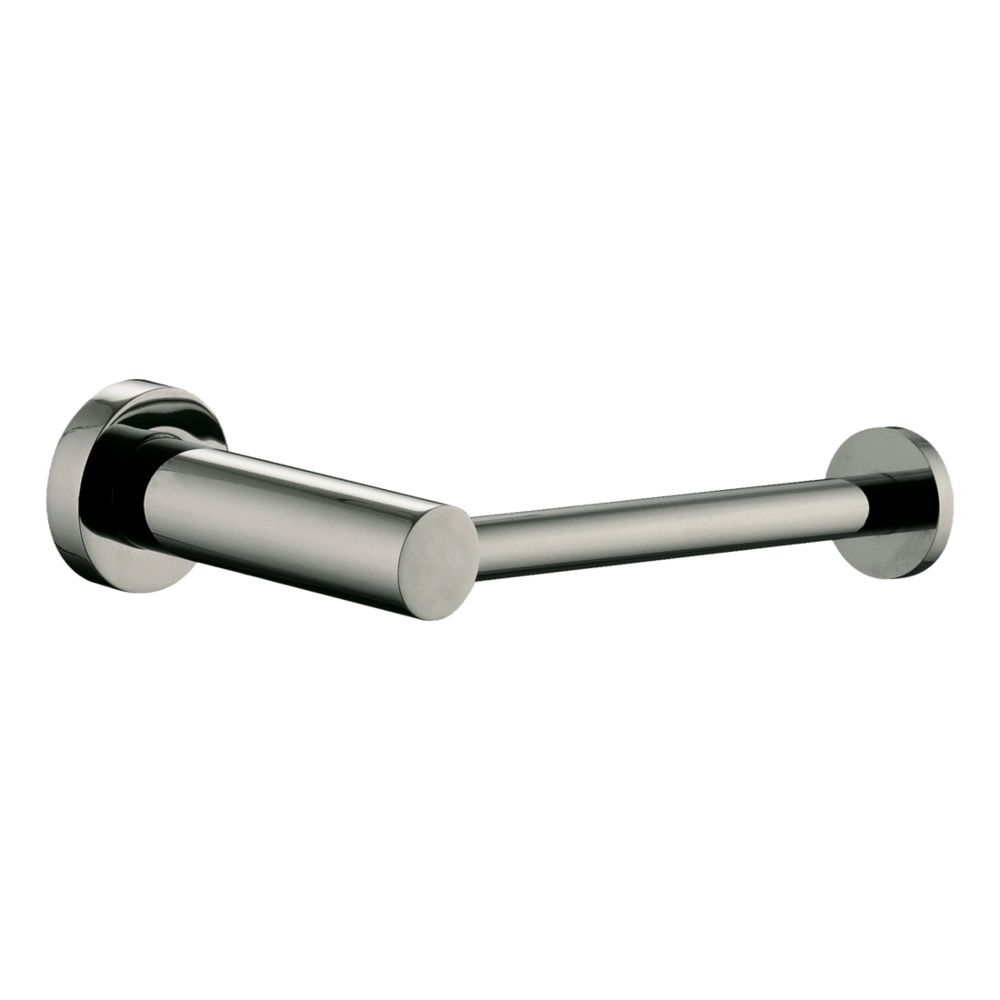 Rotola Toilet Roll Holder in Black Chrome