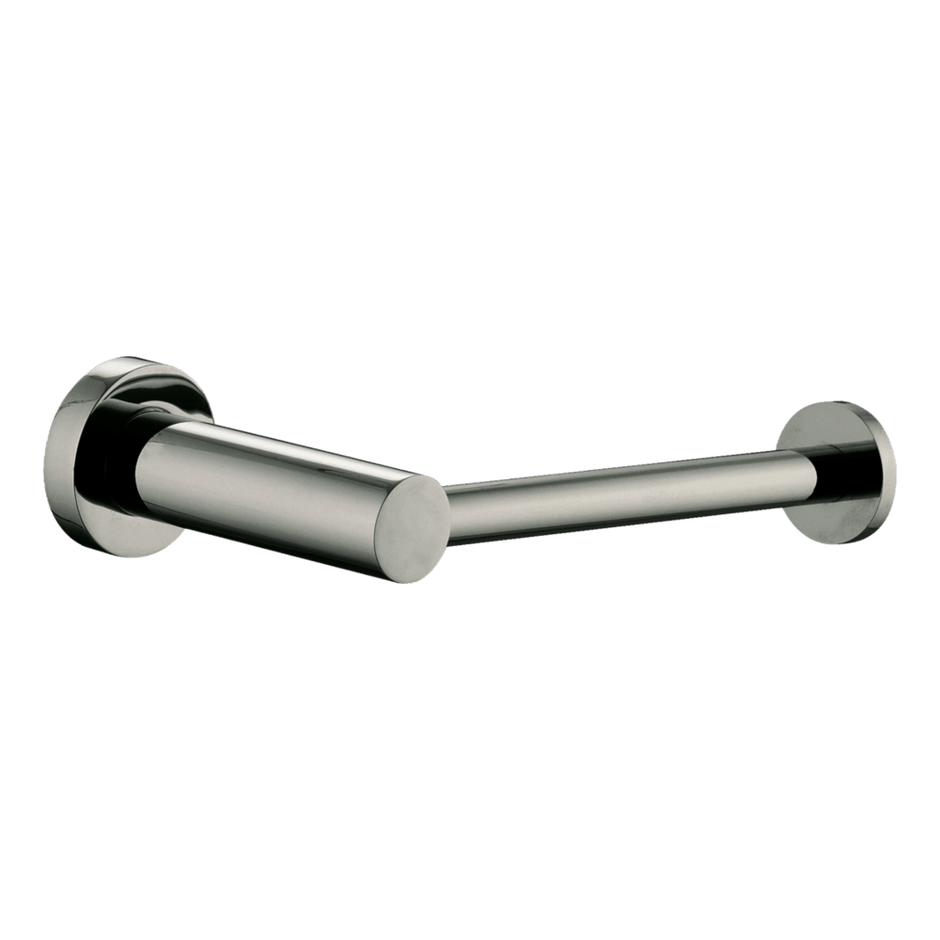 Rotola Toilet Roll Holder in Black Chrome