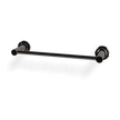 Park Lane 300mm Single Towel Rail in Black Chrome