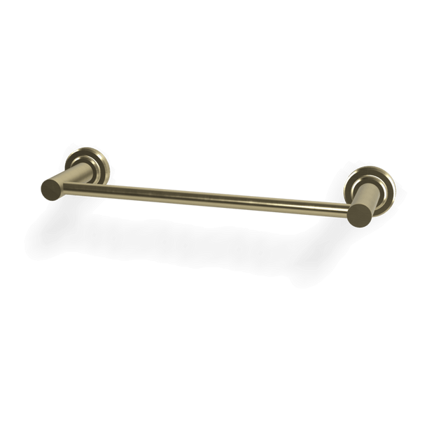 Park Lane 300mm Single Towel Rail in Brushed Champagne