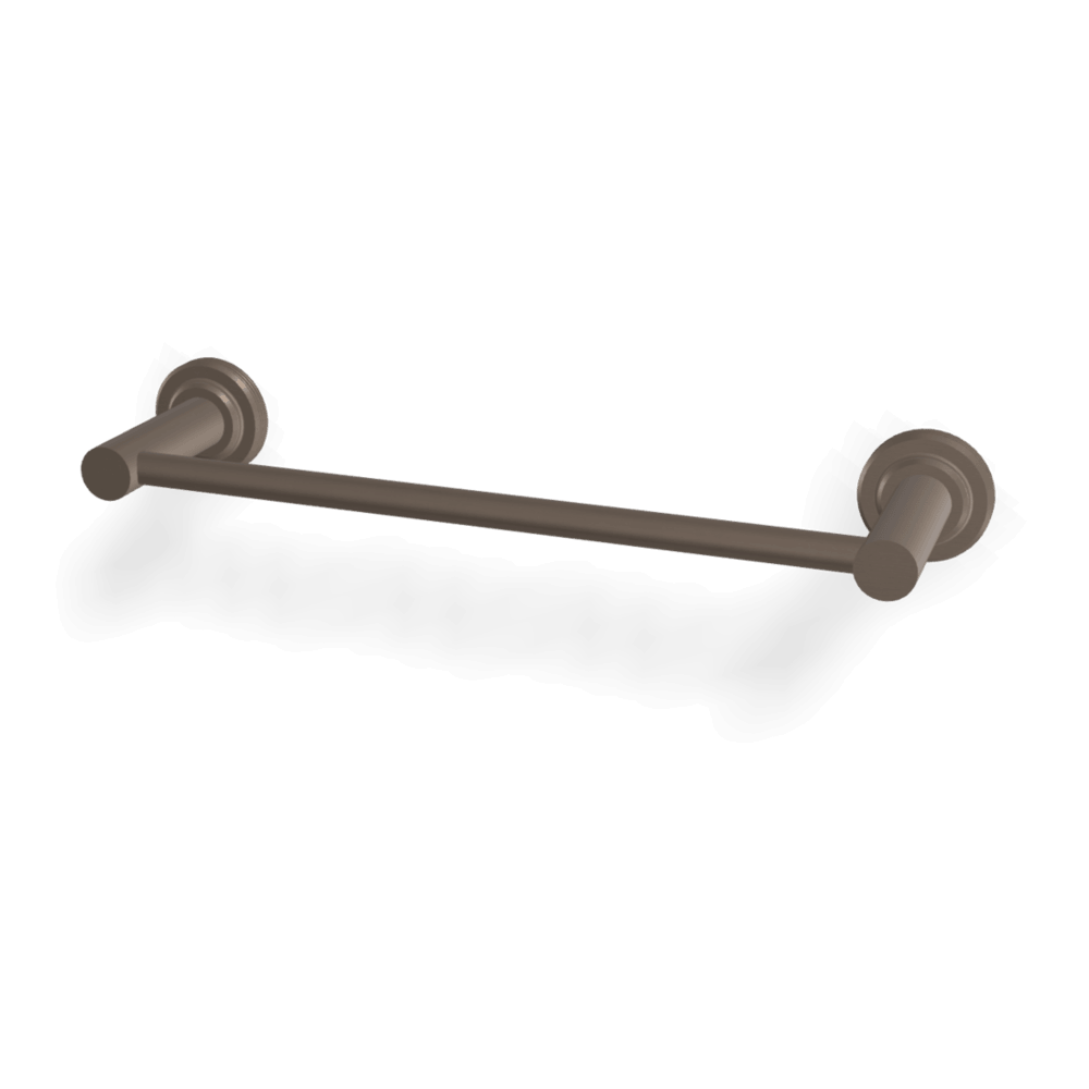 Park Lane 300mm Single Towel Rail in Brushed Moka Bronze