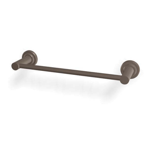 Park Lane 300mm Single Towel Rail in Brushed Moka Bronze