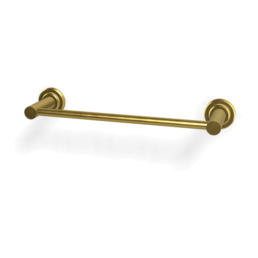 Park Lane 300mm Single Towel Rail in Brushed Gold