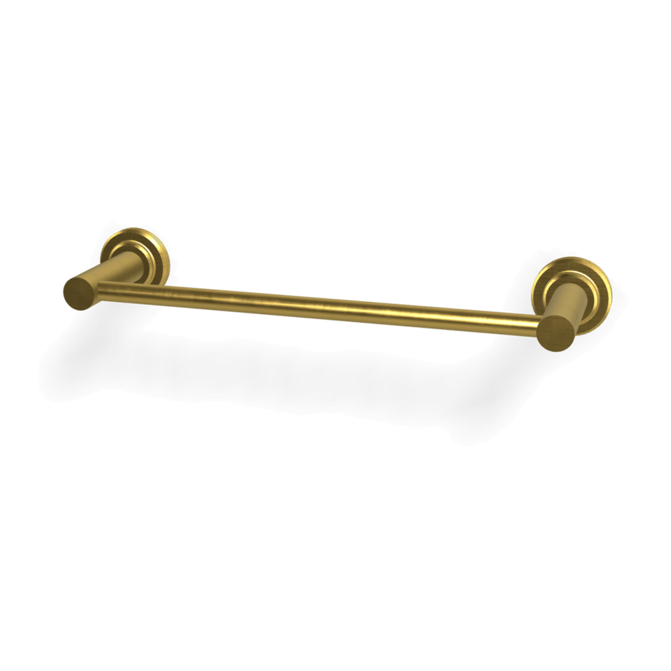 Park Lane 300mm Single Towel Rail in Brushed Gold