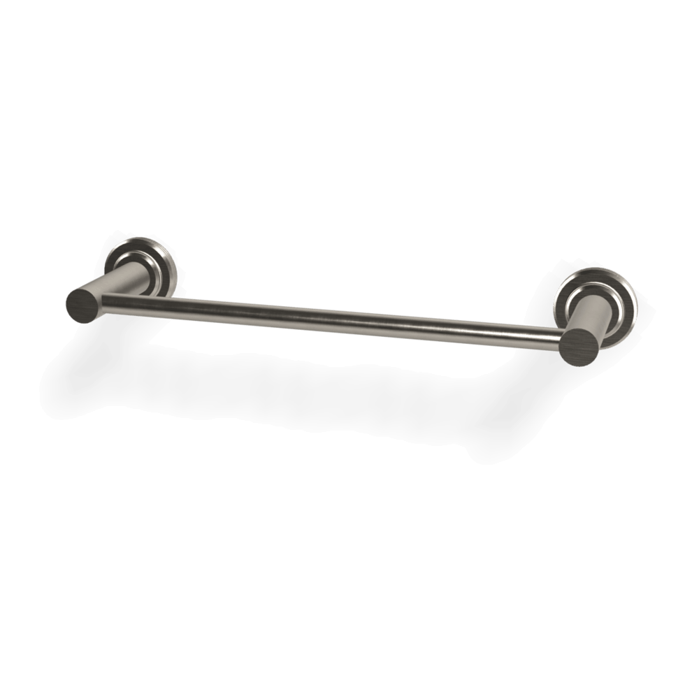 Park Lane 300mm Single Towel Rail in Brushed Nickel