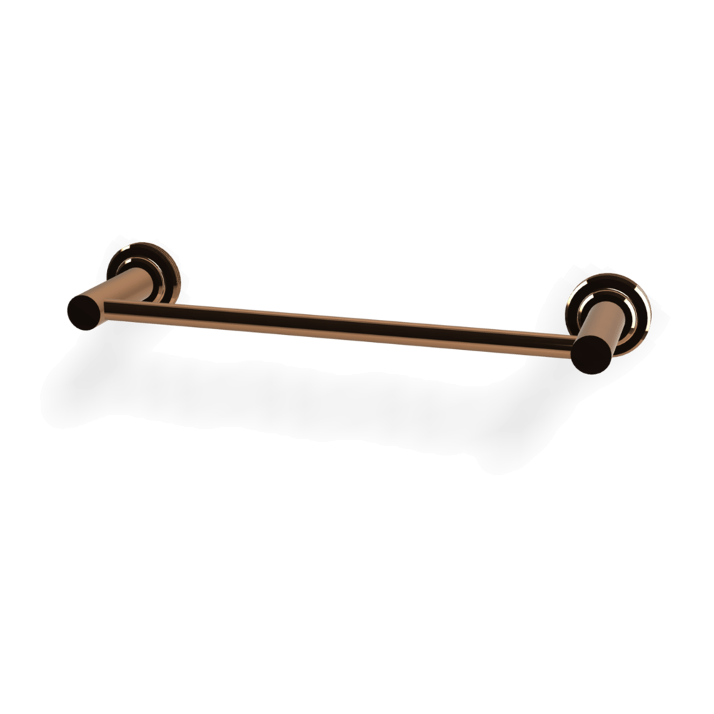 Park Lane 300mm Single Towel Rail in Amber Bronze