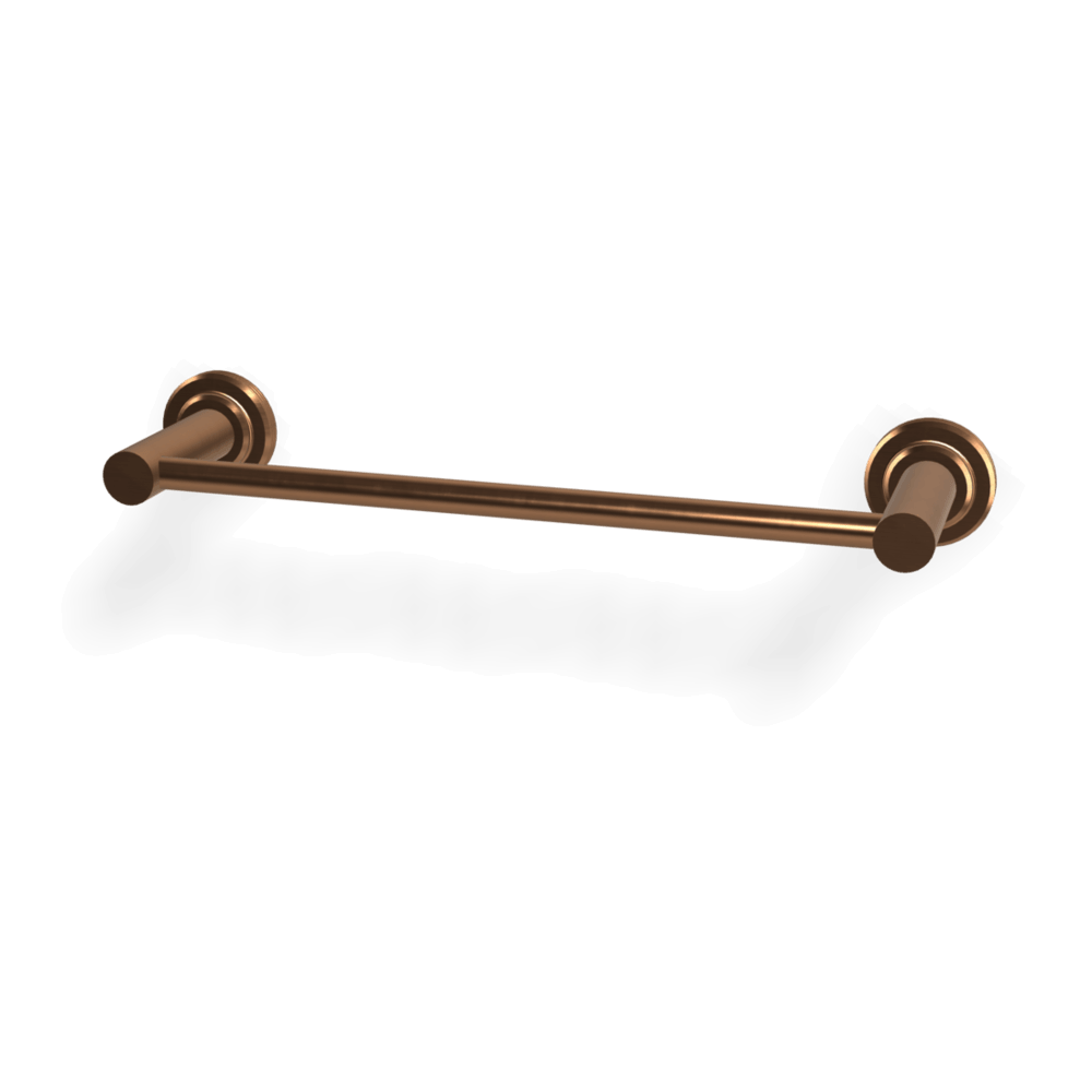 Park Lane 300mm Single Towel Rail in Brushed Amber Bronze