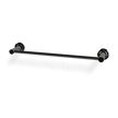 Park Lane 400mm Single Towel Rail in Black Chrome